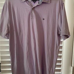 Tommy Hilfiger Men's Lavender Polo Shirt